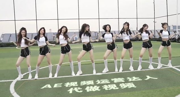 刚哥模板编号17：美女主球宝贝啦啦队【高清版】