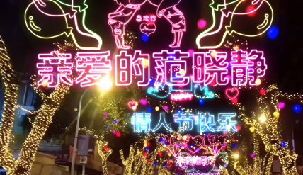 刚哥模板编号329：情人节网红街