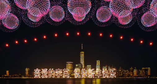 刚哥模板编号355：夜景烟花霓虹灯