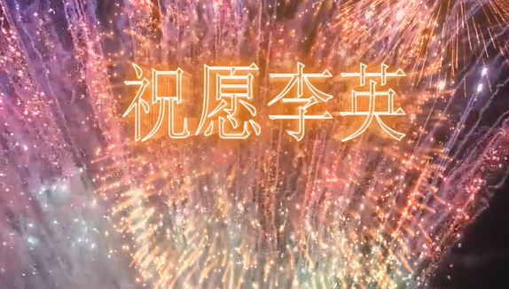 刚哥模板编号384：彩虹烟花