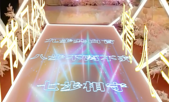 刚哥模板编号390：520室内舞台求婚气球表白